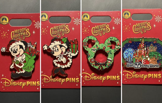 Christmas 2025 Open Edition Pins at Disney Parks