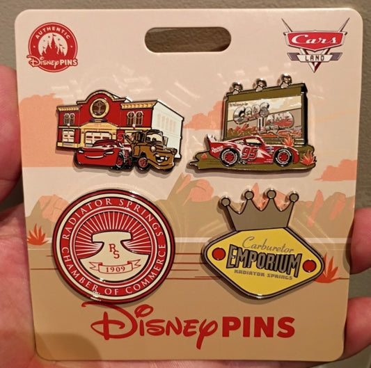 Cars Land Booster Pin Set at Disney California Adventure Park