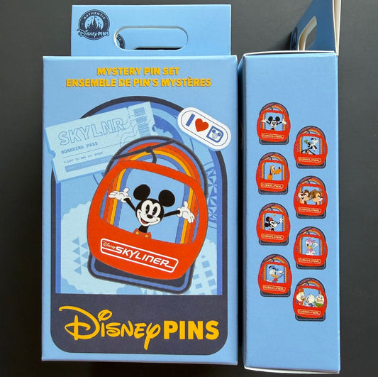 Skyliner Mystery Pin Set at Walt Disney World