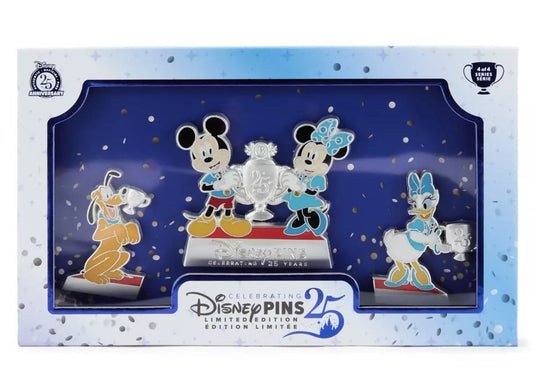 Mickey Mouse and Friends Celebrating Disney Pins 25 Pin Set 4 at Disney Store
