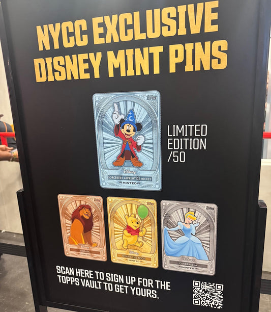2025 Topps Mint Disney Pins at New York Comic-Con