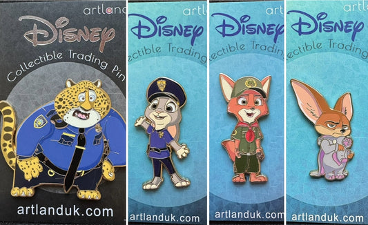 New Zootopia Disney Pins by ArtLand