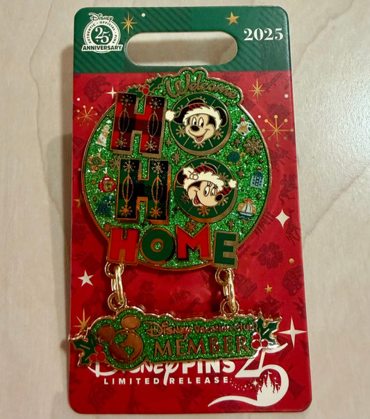 Christmas 2025 Disney Vacation Club Pin