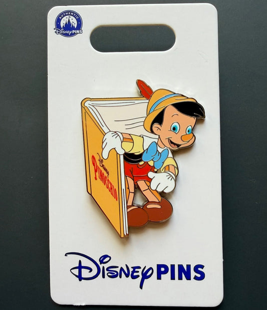 Pinocchio Book Disney Pin 2025