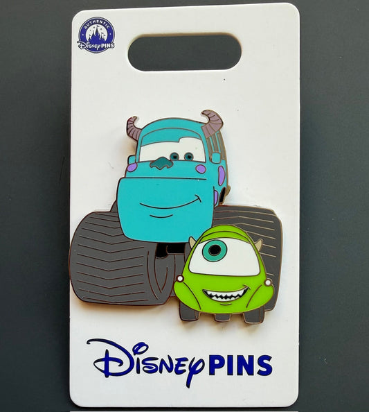Sulley & Mike Wazowski Monster Truck Monsters, Inc. Disney Pin 2025
