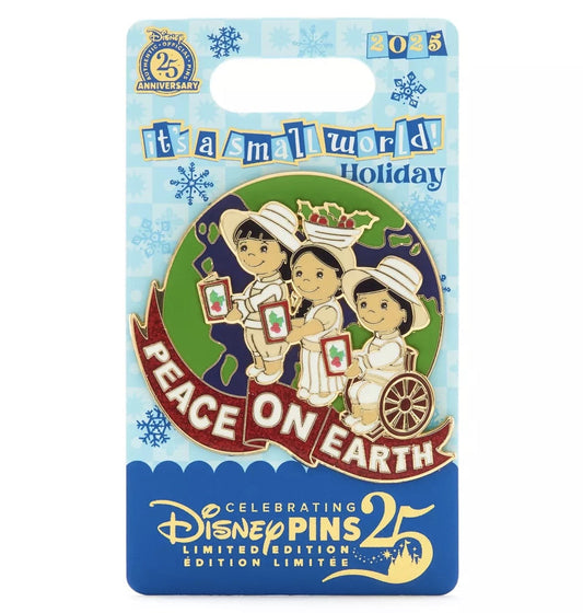 ''it's a small world'' Holiday 2025 Pin at Disney Store