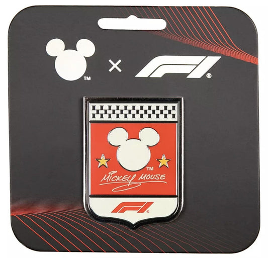Disney x Formula 1 Shield Pin at Disney Store