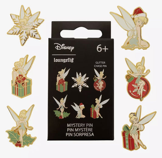 Disney Peter Pan Tinker Bell Holiday Blind Box Pin Set at BoxLunch