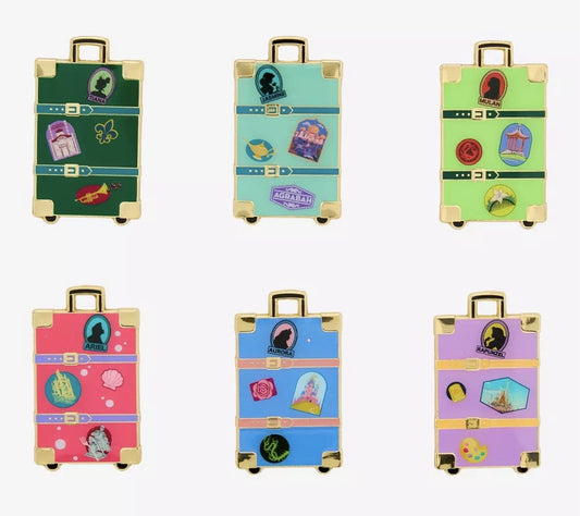 Disney Princess Luggage Blind Box Pin Set - BoxLunch