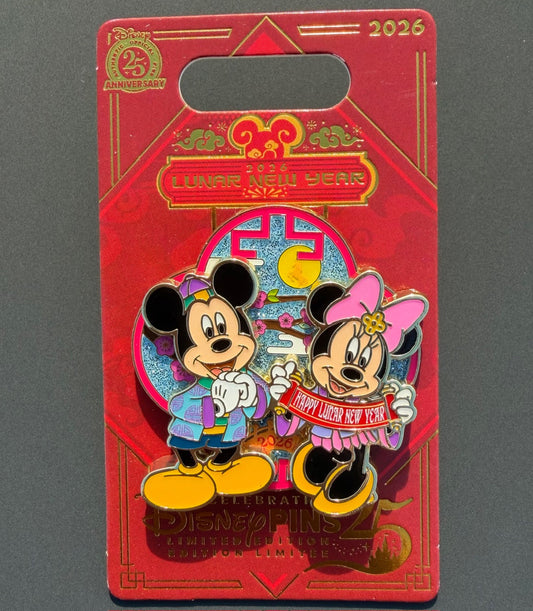 Mickey & Minnie Lunar New Year 2026 Disney Pin