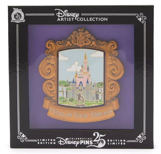 Sleeping Beauty Castle and Cinderella Castle Spinning Mini Jumbo Jes Willis Disney Artist Collection Pin