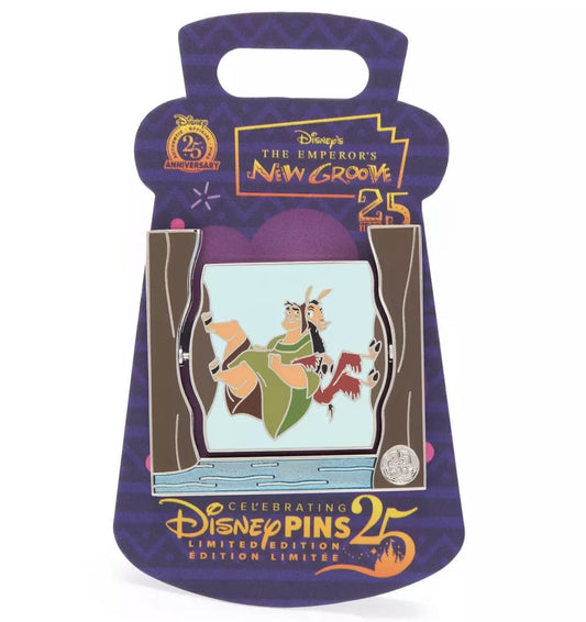 Kuzco and Pacha - The Emperor's New Groove 25th Anniversary Pin at Disney Store