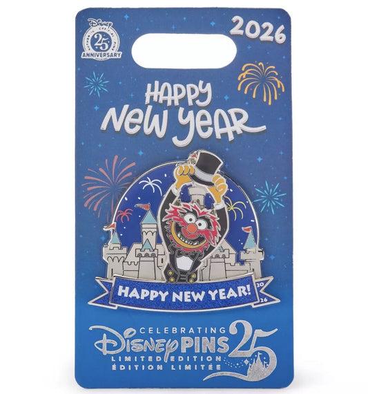 Animal Happy New Year 2026 Pin at Disney Store