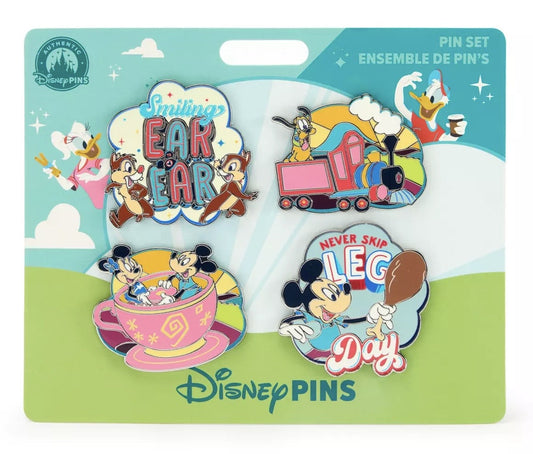 Mickey Mouse and Friends Best Day Ever Pin Set at Disney Store