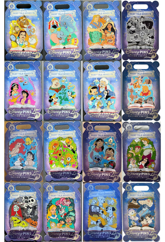 Complete Fairy Tale Moments Disney Pin Collection