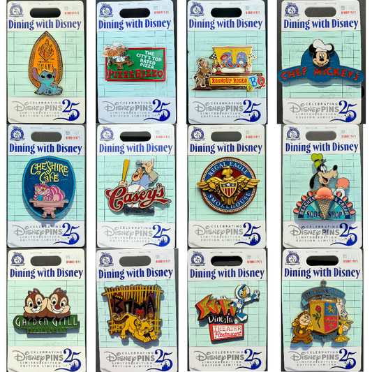 Complete Dining with Disney Pin Collection