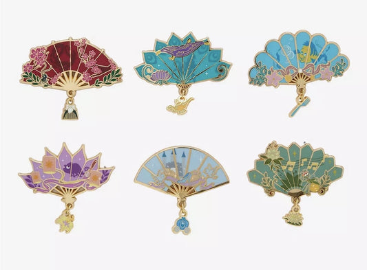 Disney Princess Fan Blind Box Pin Set - BoxLunch