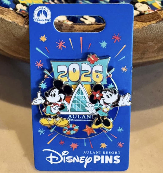 Aulani Disney Resort 2026 Dated Pin