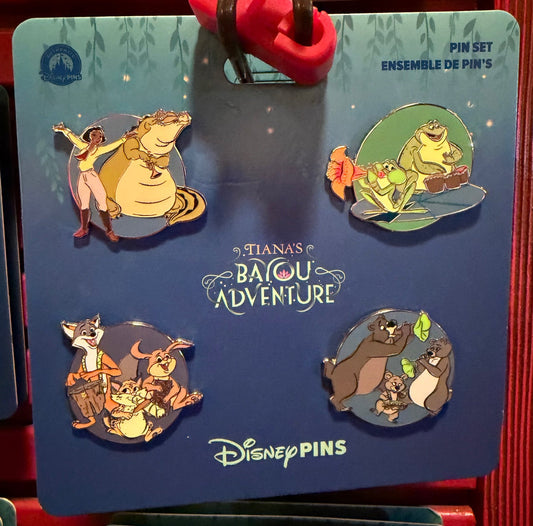 Tiana’s Bayou Adventure Critters Pin Set at Disney Parks