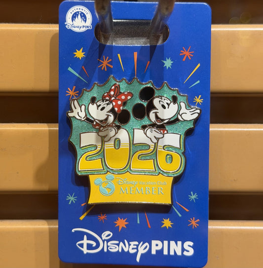 Disney Vacation Club 2026 Dated Pin