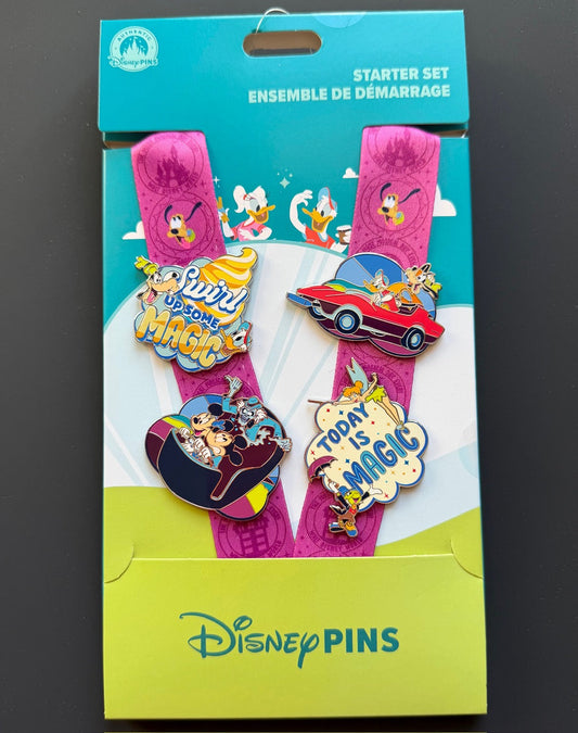 Mickey Mouse & Friends Best Day Ever Pin Trading Starter Set at Disney Parks