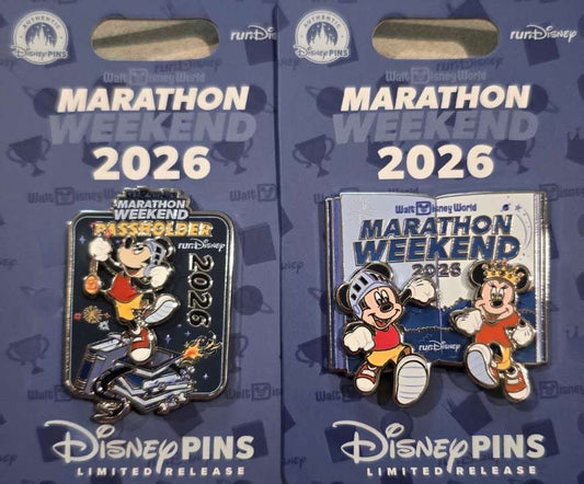 Walt Disney World Marathon Weekend 2026 runDisney Pins