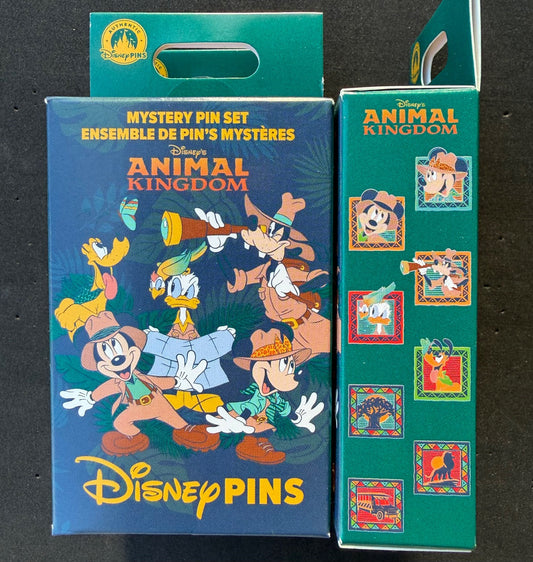 Mickey & Friends Animal Kingdom Mystery Pin Set at Walt Disney World