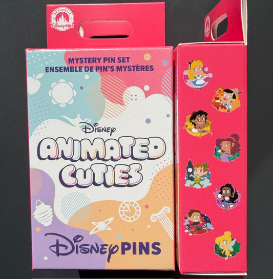 Animated Cuties Mystery Pin Set at Disney Parks