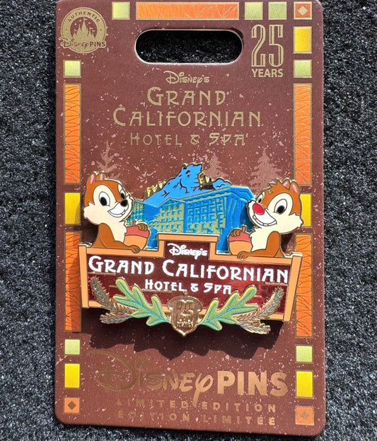 Disney’s Grand Californian Resort 25th Anniversary Pin