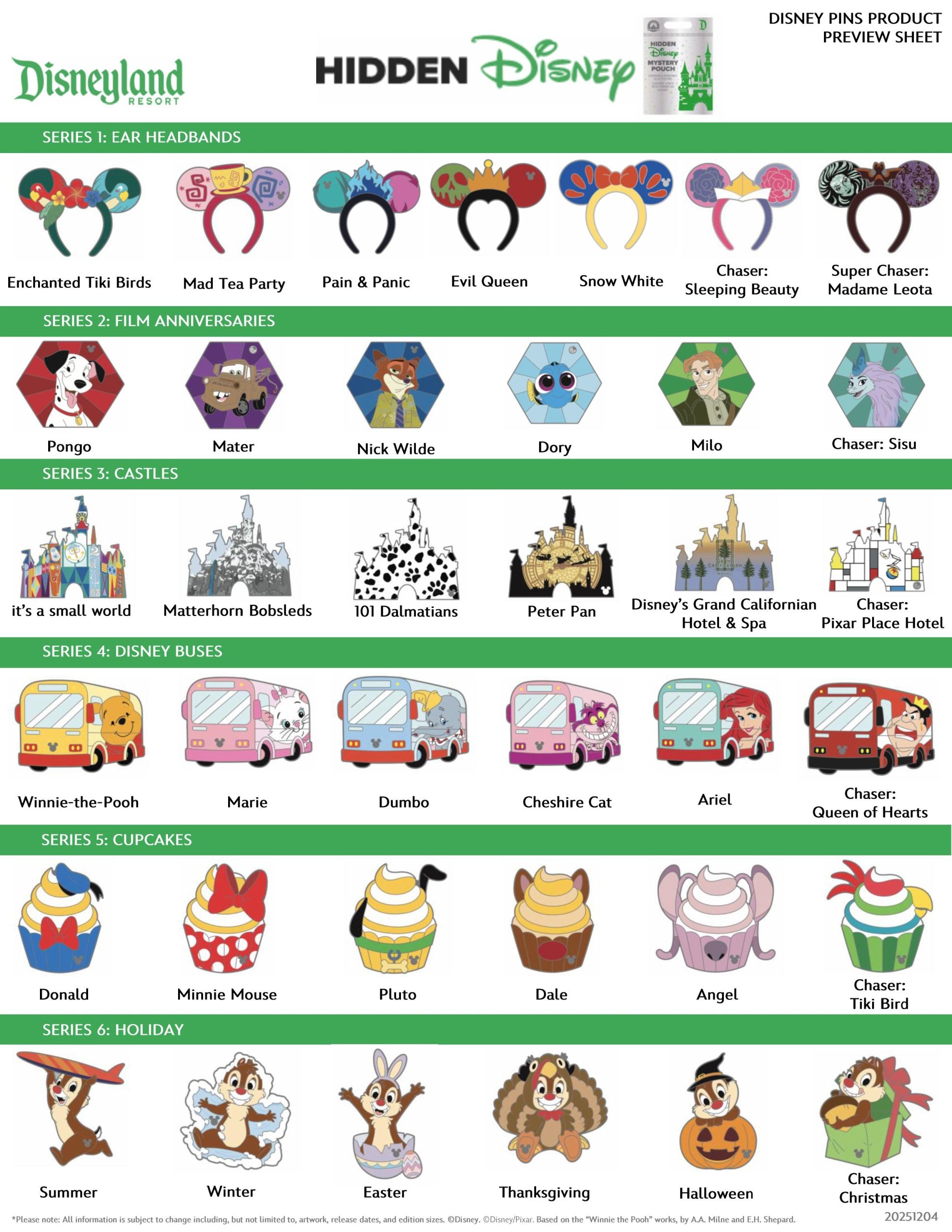 Hidden Disney 2026 Wave A Pin Series – Disney Pins Blog