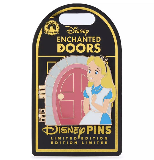 Alice in Wonderland Enchanted Doors Pin at Disney Store