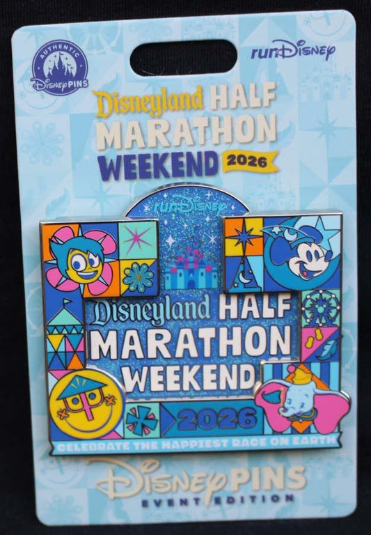 Disneyland Half Marathon Weekend 2026 Jumbo Pin