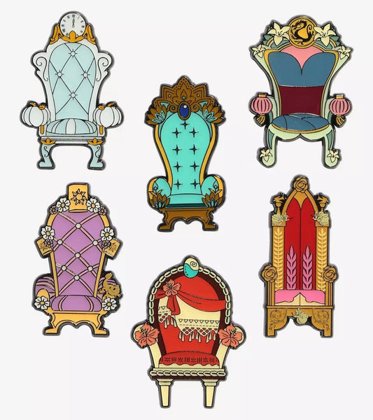 Disney Princess Thrones Blind Box Pin Set at Hot Topic