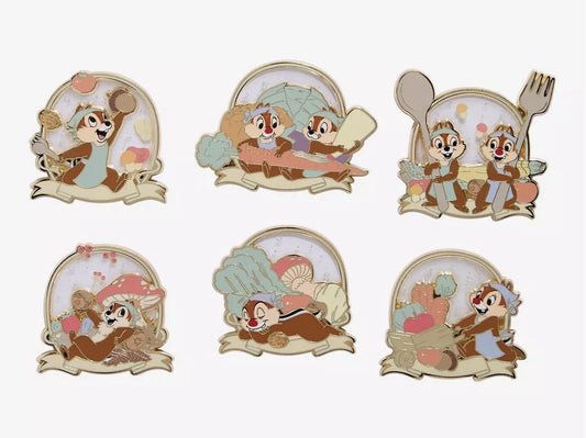 Chip & Dale Veggies Blind Box Pin Set - BoxLunch