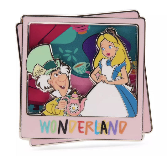 Alice and Mad Hatter Wonderland Disney Destinations Pin at Disney Store