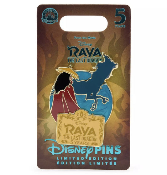 Raya and the Last Dragon 5th Anniversary Pin at Disney Store