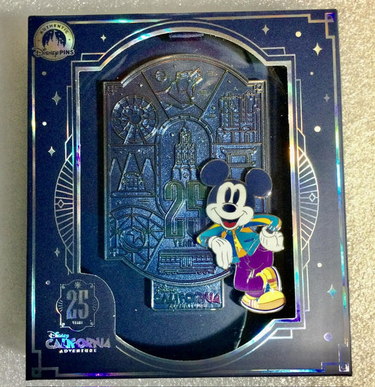 Mickey Mouse DCA 25th Anniversary Jumbo Pin