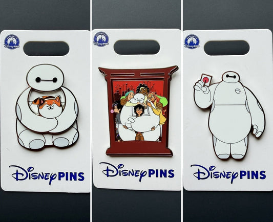 New Big Hero 6 Baymax Open Edition Pins at Disney Parks