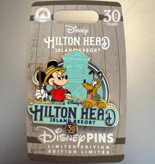 Mickey & Pluto Disney Hilton Head Island 30th Anniversary Pin