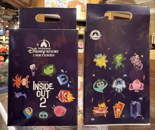 Inside Out Mystery Pin Set at Shanghai Disney Resort