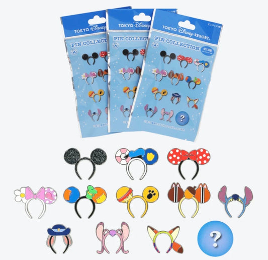 Ear Headband Mystery Pin Set at Tokyo Disney Resort