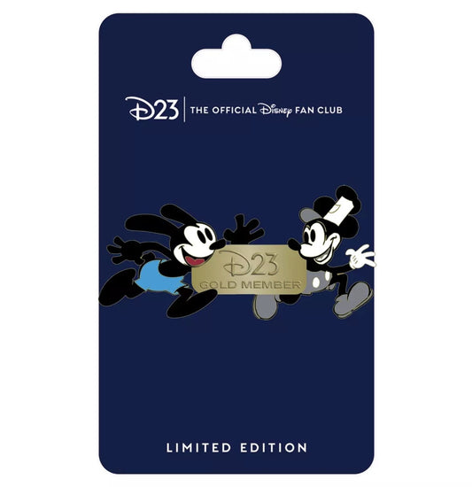 Oswald the Lucky Rabbit and Steamboat Willie D23 17th Anniversary Pin at Disney Store