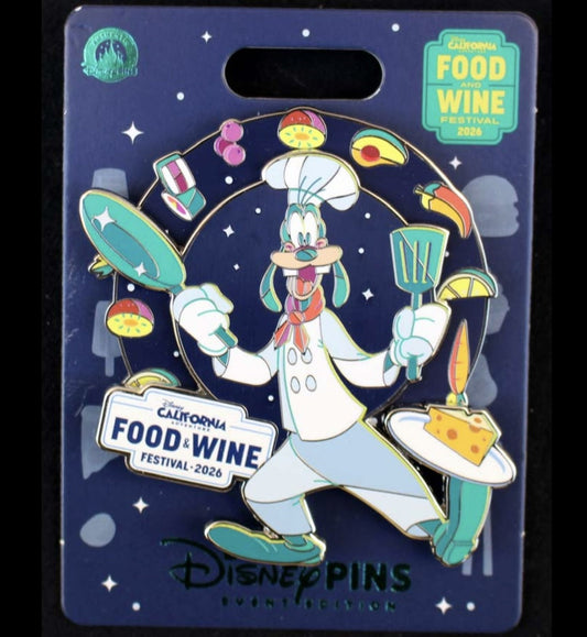 Goofy DCA Food & Wine Festival 2026 Jumbo Pin
