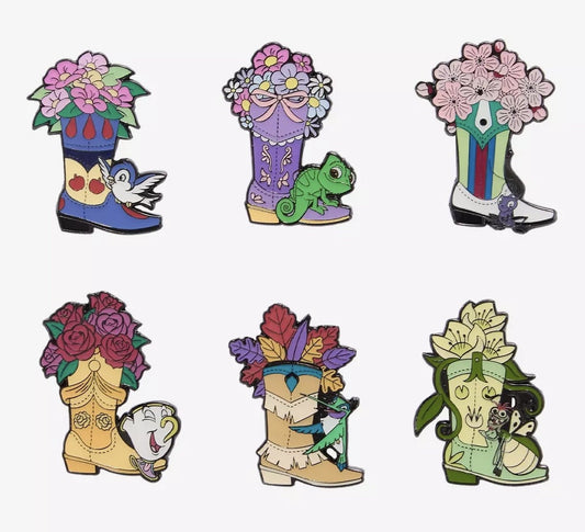 Disney Princess Boot Bouquet Blind Box Pin Set - Hot Topic