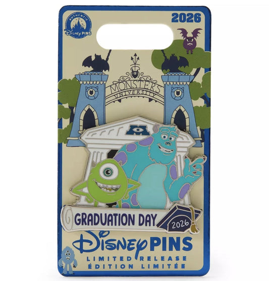 Monsters University Graduation Day 2026 Pin at Disney Store