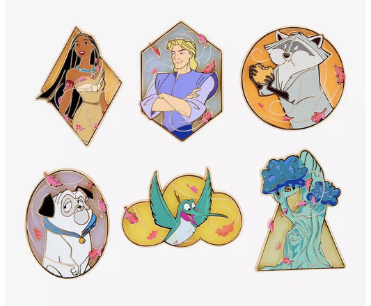 Pocahontas Characters Blind Box Pin Set - BoxLunch