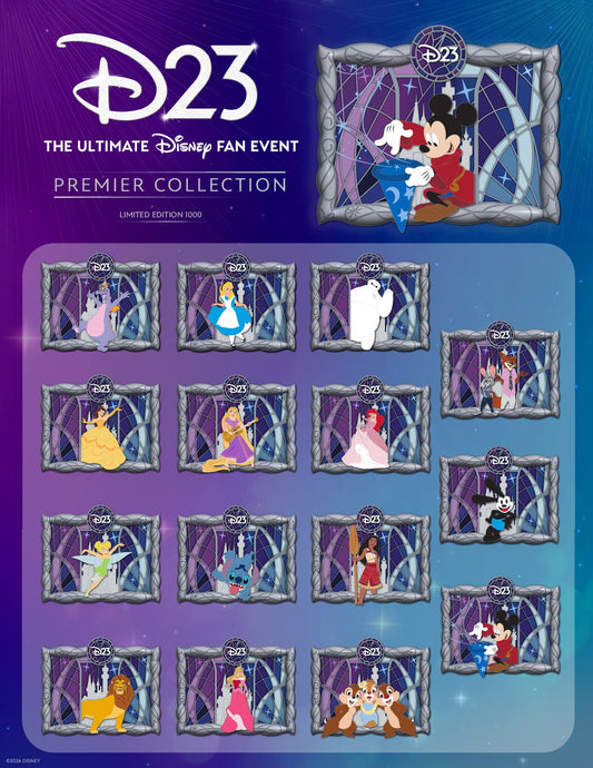 D23 Ultimate Disney Fan Event 2026 Ticket Pin Series