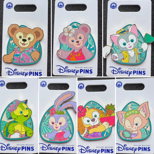 Duffy & Friends Hawaii Pins at Aulani Disney Resort