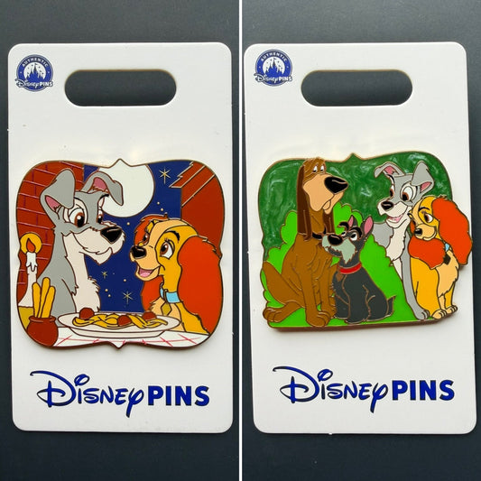 Lady and the Tramp Open Edition Pins at Disney Parks