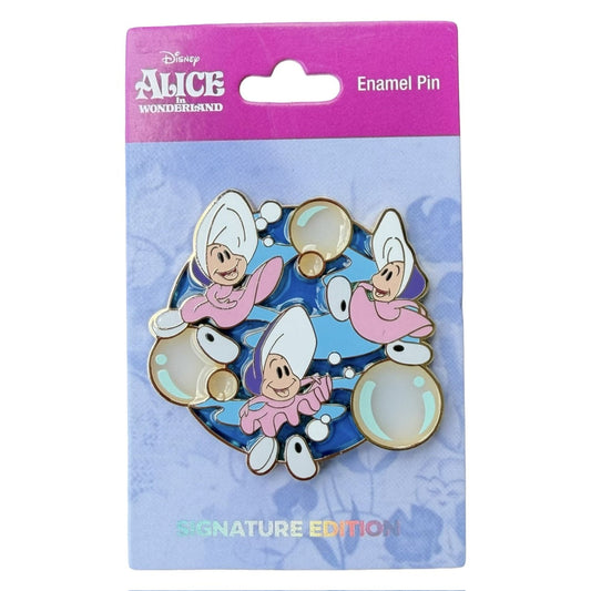Alice in Wonderland Baby Oysters Stained Glass Disney Pin at DPB Store
